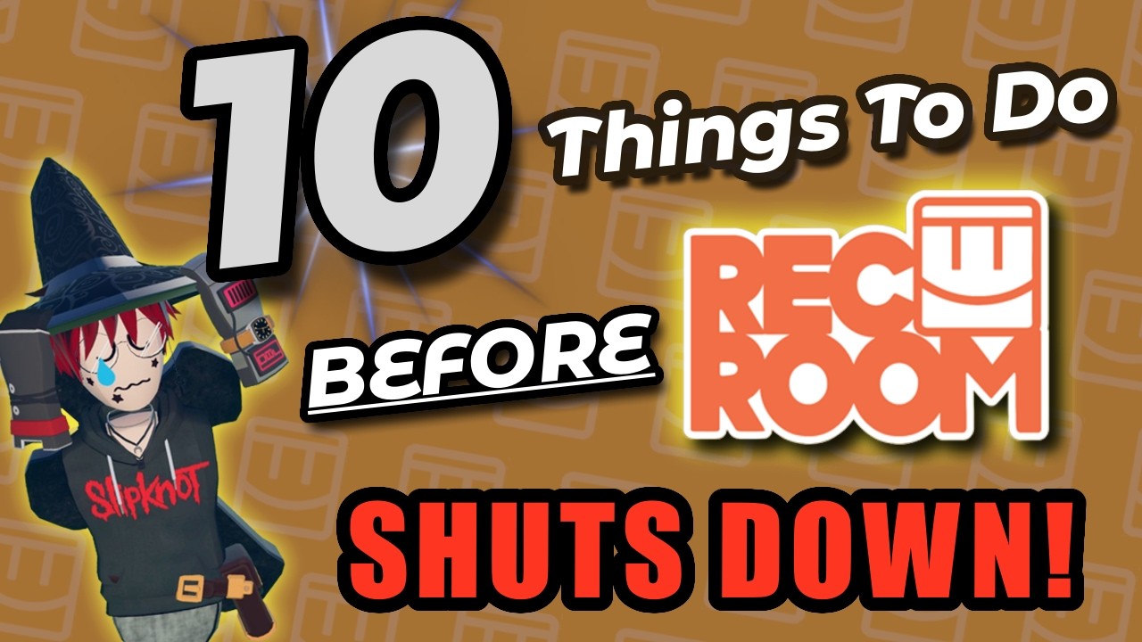 10 THINGS To DO Before Rec Room SHUTS DOWN FOREVER!