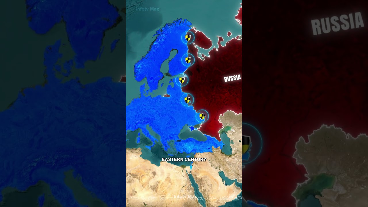 Why Poland Shot Down Russian Drones #map #russia #geography #poland #usa