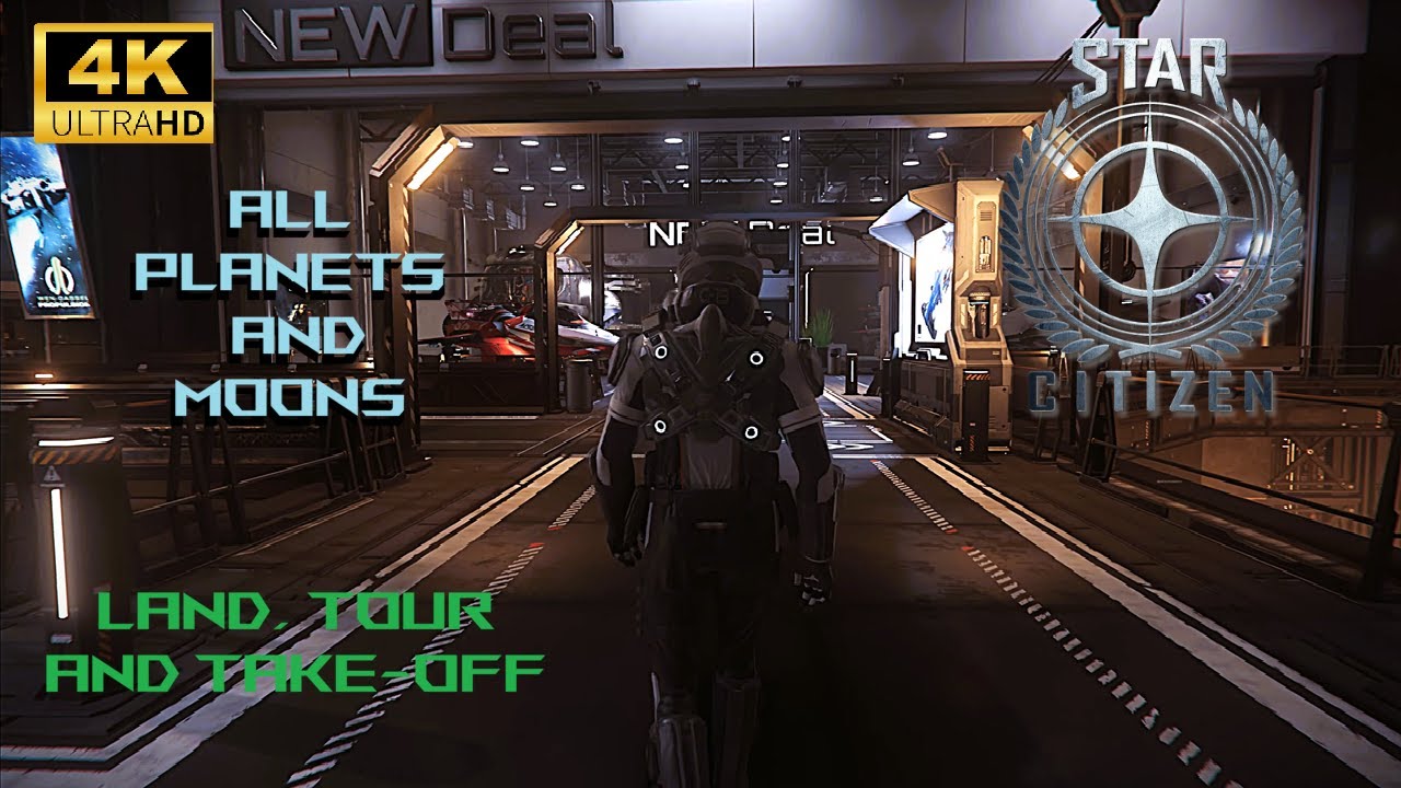 🚀 Star Citizen: All 16 Planets & Moons of Stanton &ndash;  Tour, Landing & Take-Off! 🌌