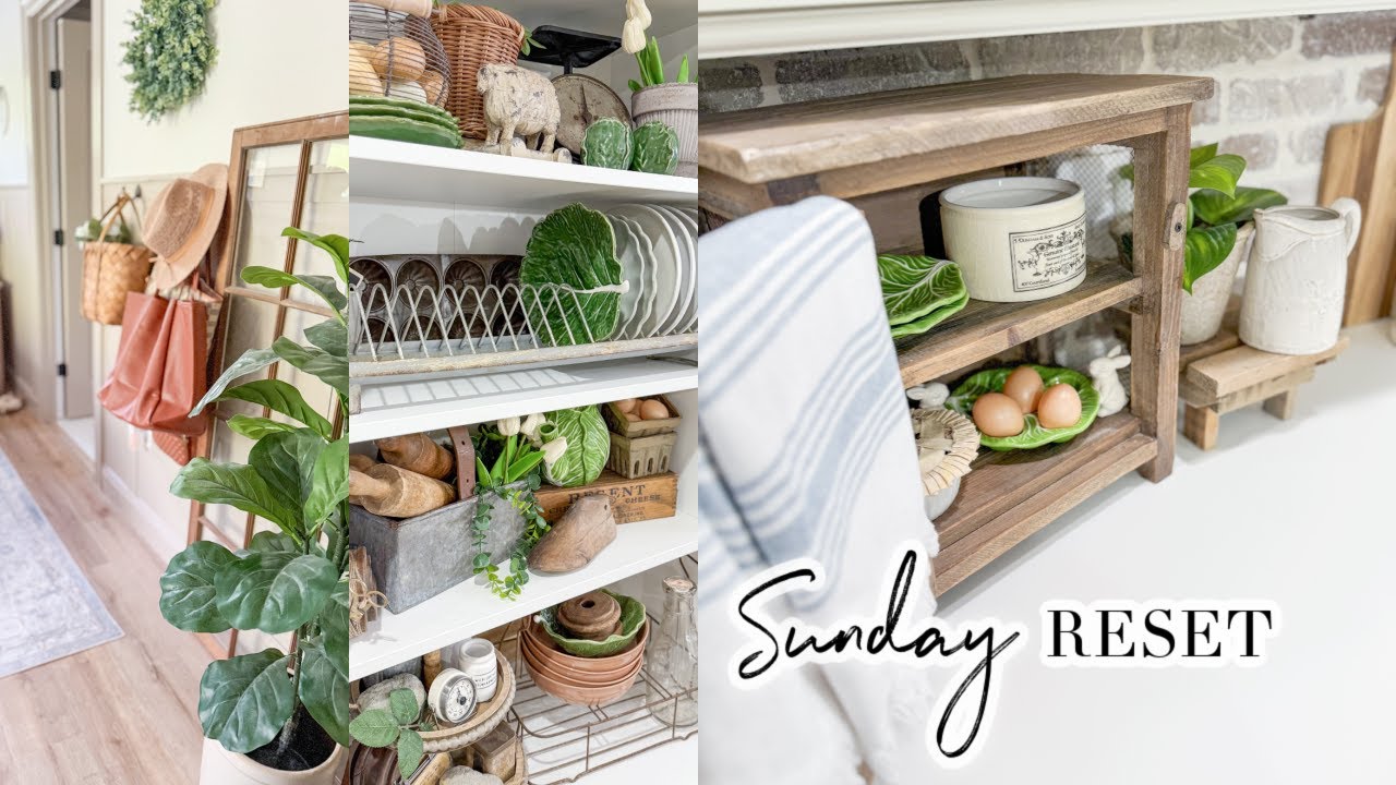 SUNDAY RESET // GET TO KNOW ME Q&A // WEEKLY CLEAN WITH ME // CHARLOTTE GROVE FARMHOUSE
