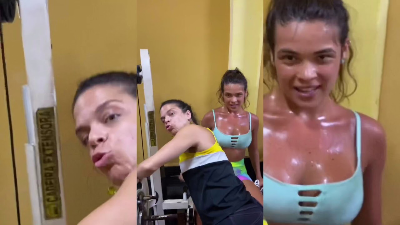 Treino de pernas com ênfase em quadríceps - Treinadora Carol Vaz - Academia DNA