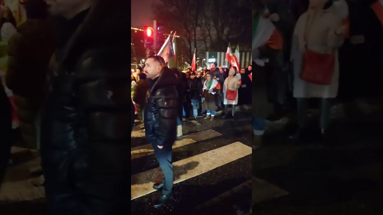 Manifestation för Irans frihet 17/1 Stockholm