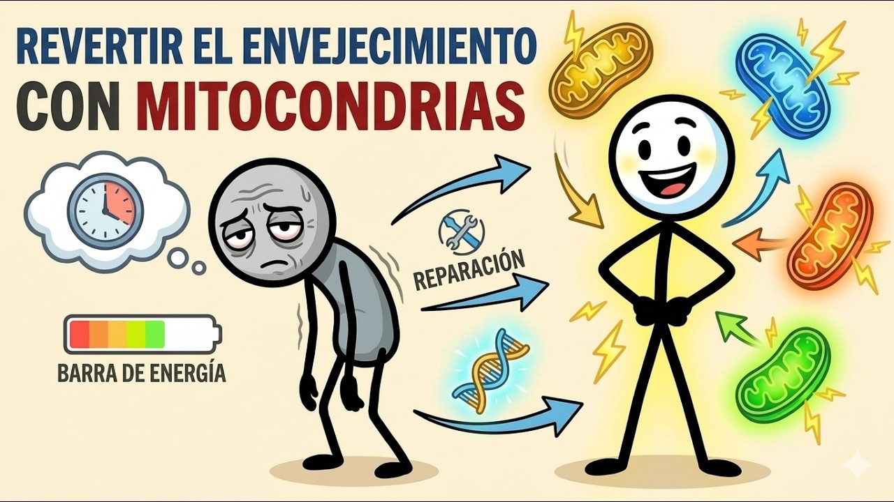 Repara Tus Mitocondrias para Revertir el Envejecimiento (Protocolo Paso a Paso)