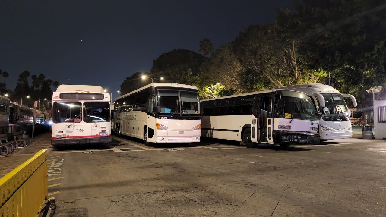 Buses at the Hollywood Bowl - 8/28/2022