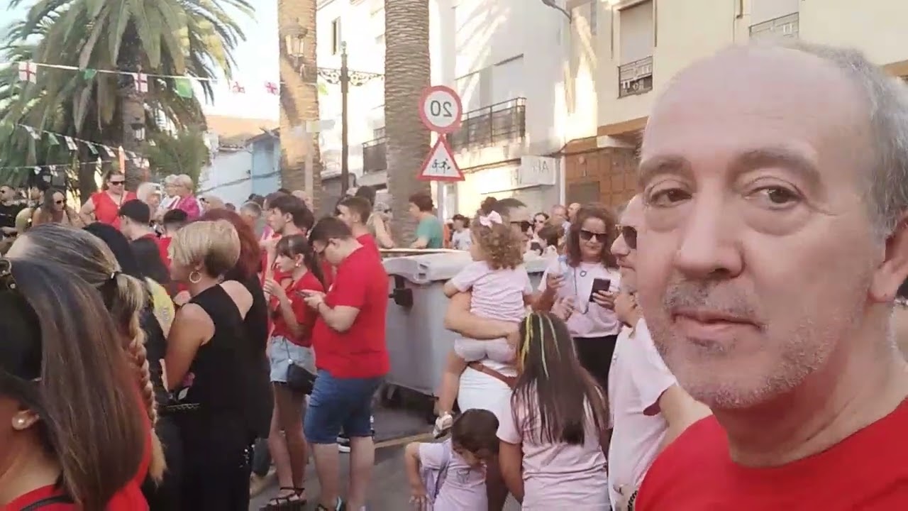 Pregón de inicio de fiestas de moros y cristianos Chella 02 agosto 2024.