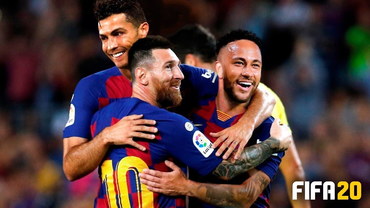 O TRIO MESSI, CR7 E NEYMAR DARIA CERTO? | FIFA Experimento