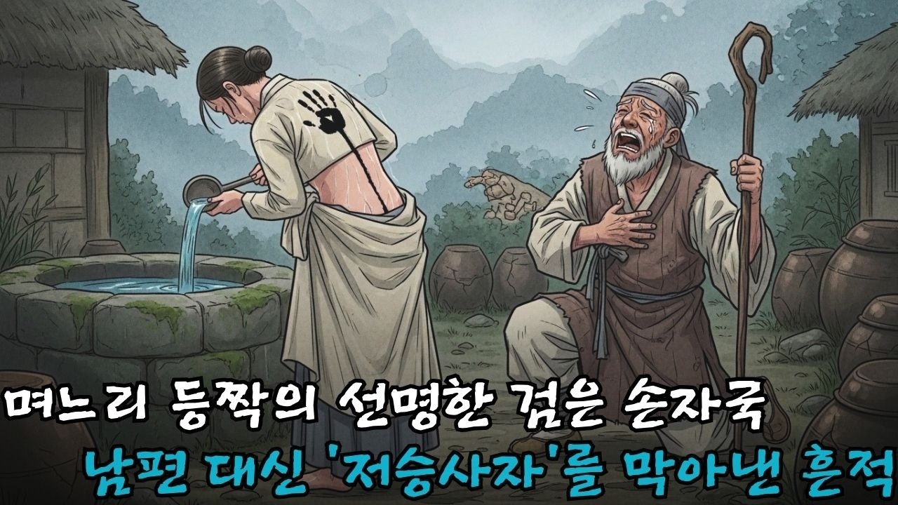 우물가에서 등목하는 며느리 등짝에 선명한 검은 손바닥 자국을 본 도사가 대성통곡한 소름 돋는 이유 | 야담 | 공포 | 실화 | 납량특집