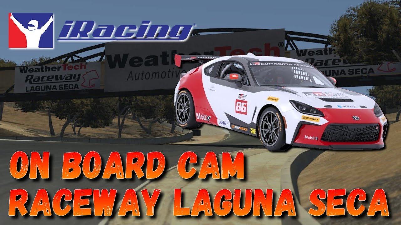iRacing - Laguna Seca ON BOARD | Toyota GR86