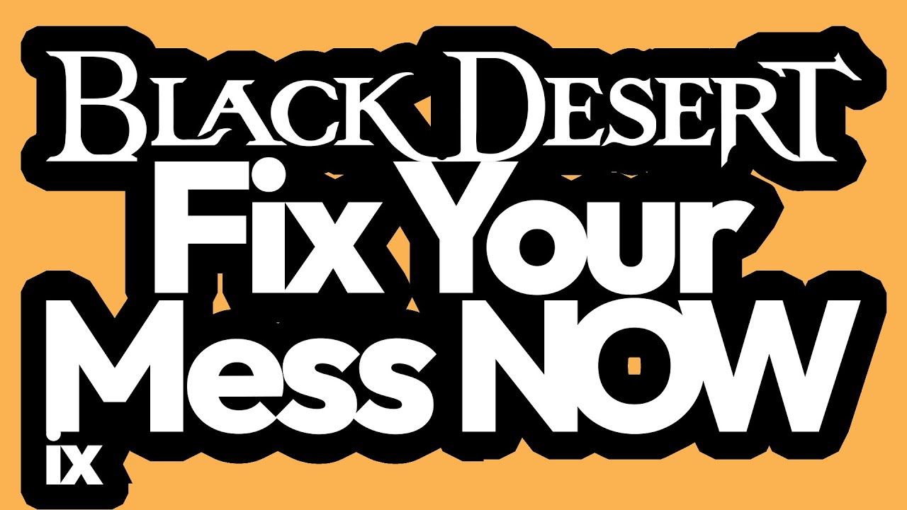 FiX YOUR MESSY iNVENTORY in Black Desert