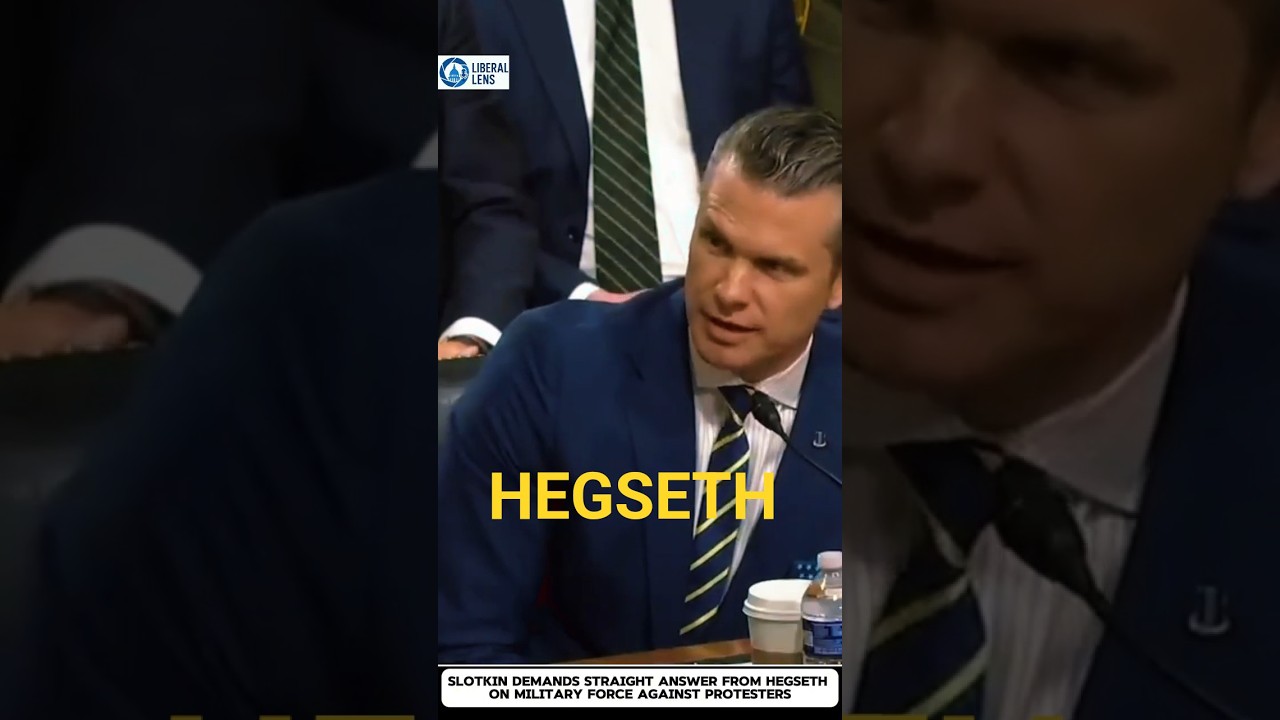 Слоткин ошеломила Хегета вопросом об использовании вооруженных сил против протестующих