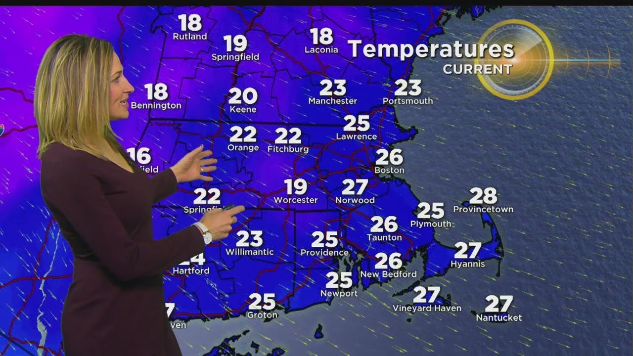 WBZ Morning Forecast For December 18, 2018.