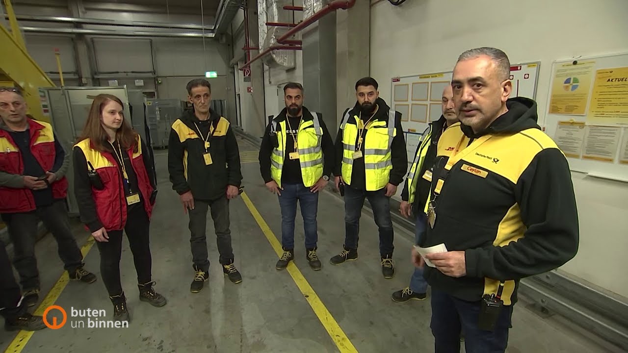 Auf Nachtschicht im DHL Paketzentrum