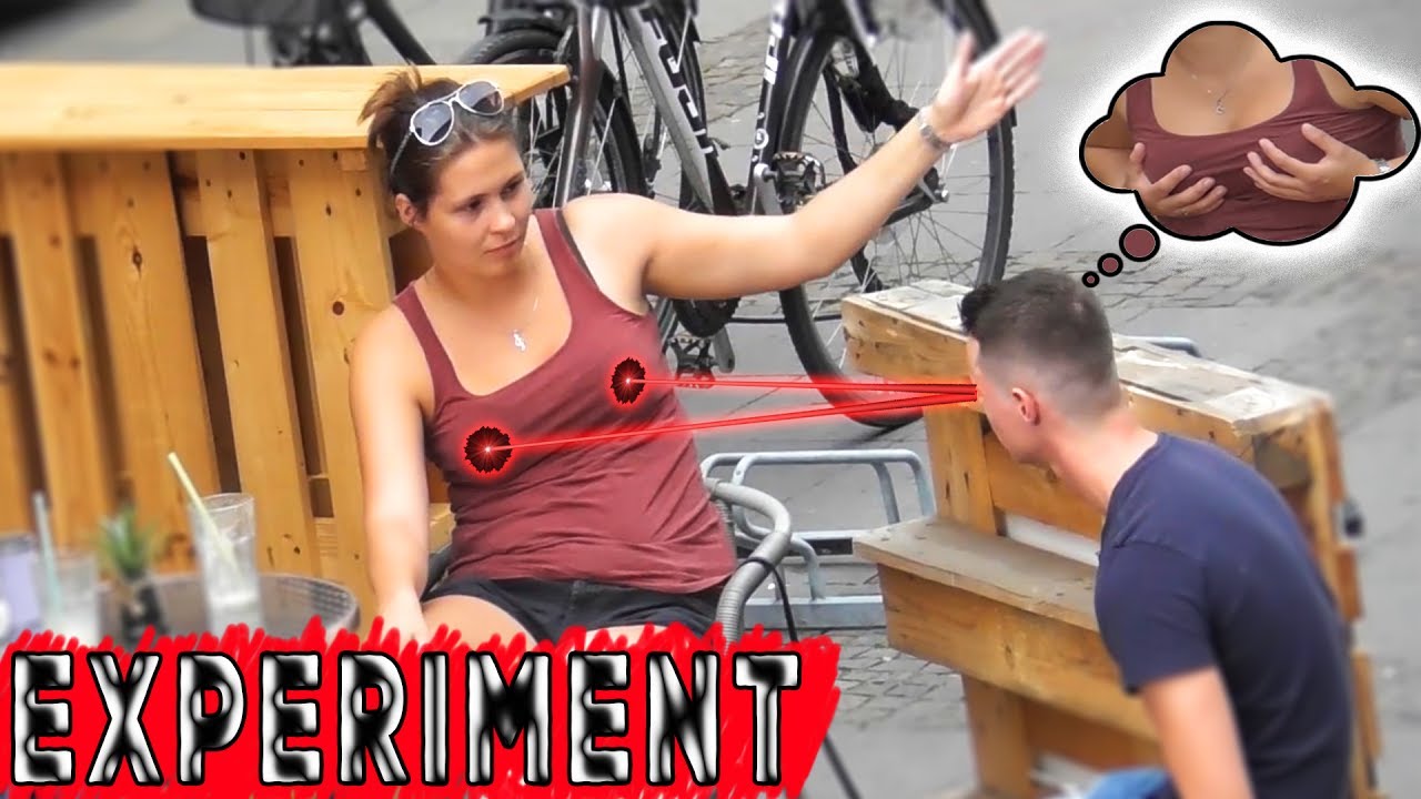 EXPERIMENT: Frauen beim Reden auf die Brüste gucken ! (STREET PRANK) | PvP