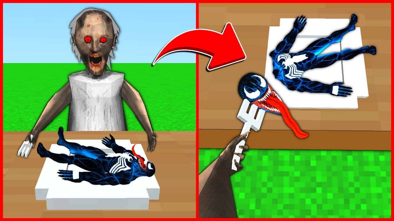 GRANNY ÇILDIRDI, VENOMU YEDİ! 😱 - Minecraft
