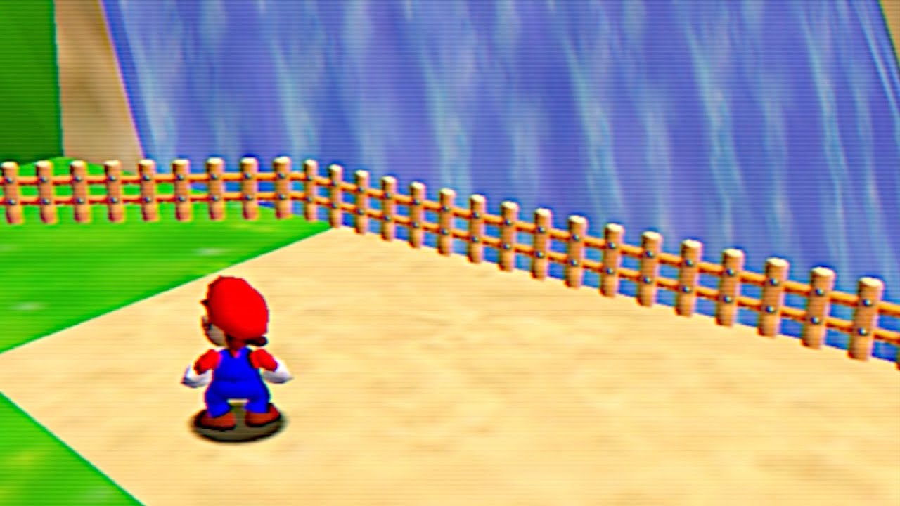 Больше ничем не примечательных и странных мест в Mario 64