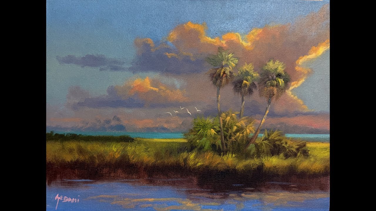 Acrylic Landscape Painting Demo live!