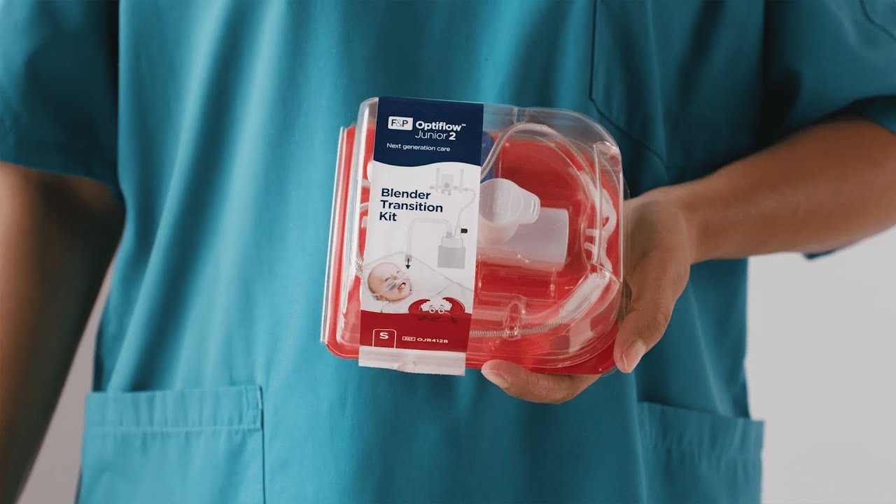 Using the Optiflow™ Junior 2 Blender Transition Kit with the F&P 950™ System