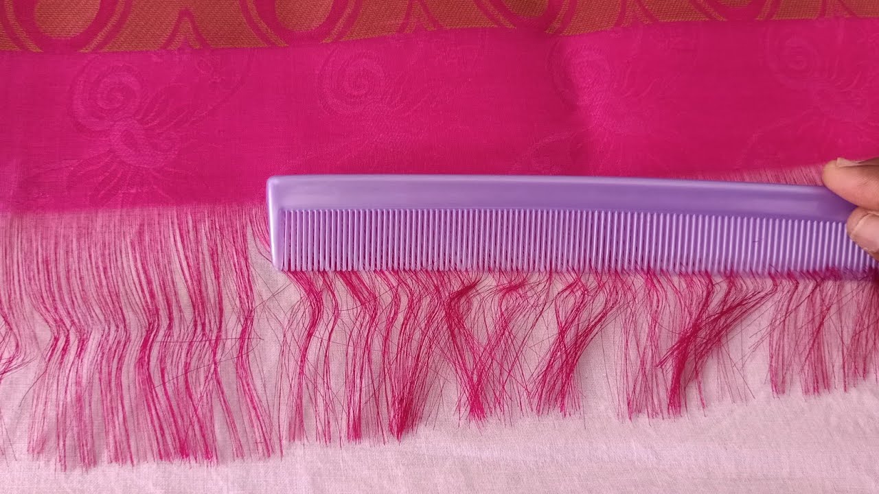 Saree kuchu fast&easy method/put tassels for silk saree/Sungu/Pattu saree kunjam/silk saree kuchu