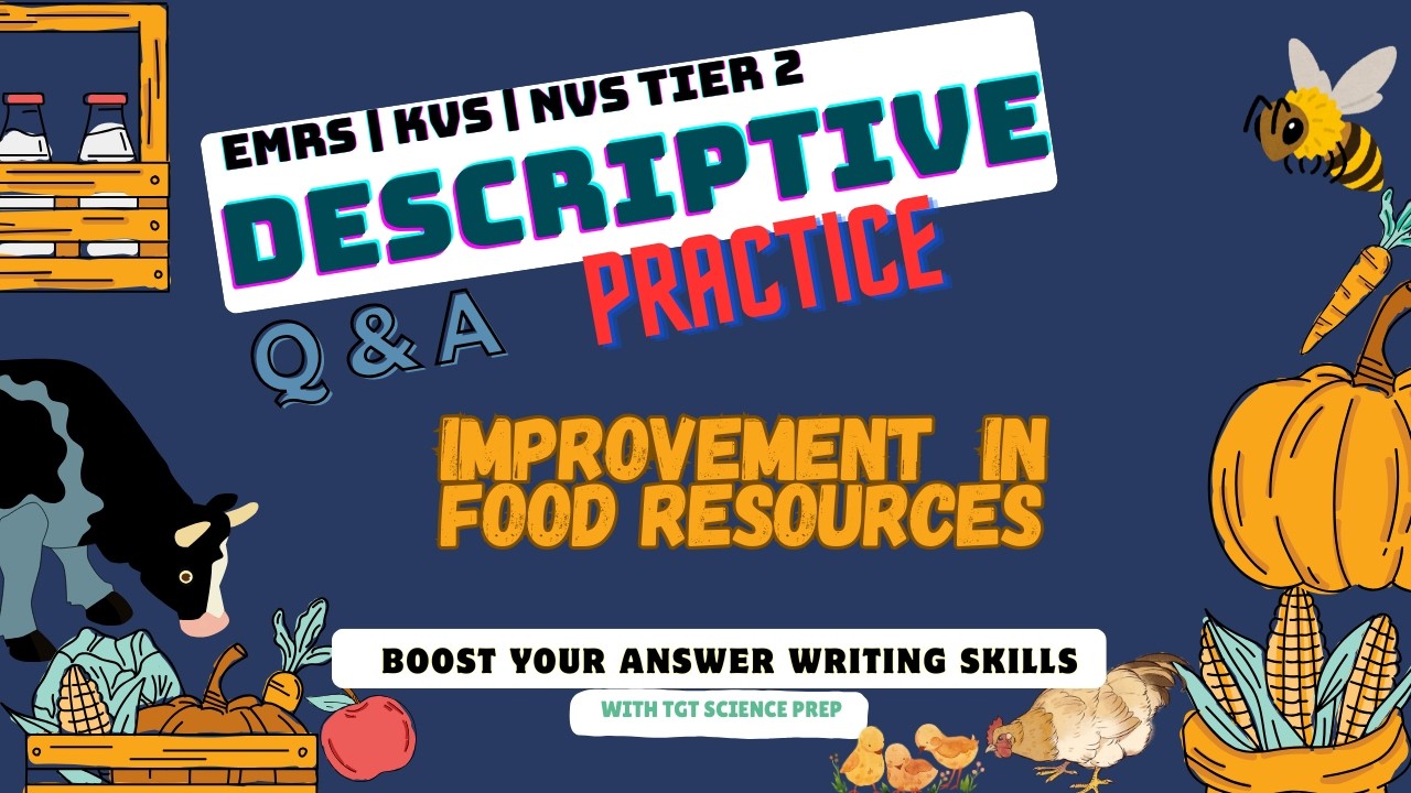 🎯ACE YOUR EXAMS📖📝MASTER DESCRIPTIVE QUESTION ANSWER WRITING🔬TGT SCIENCE