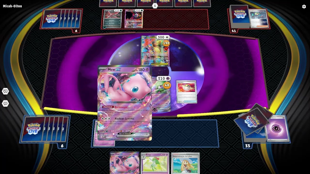 M.Absol com 1829 de ranking no PTCG Live