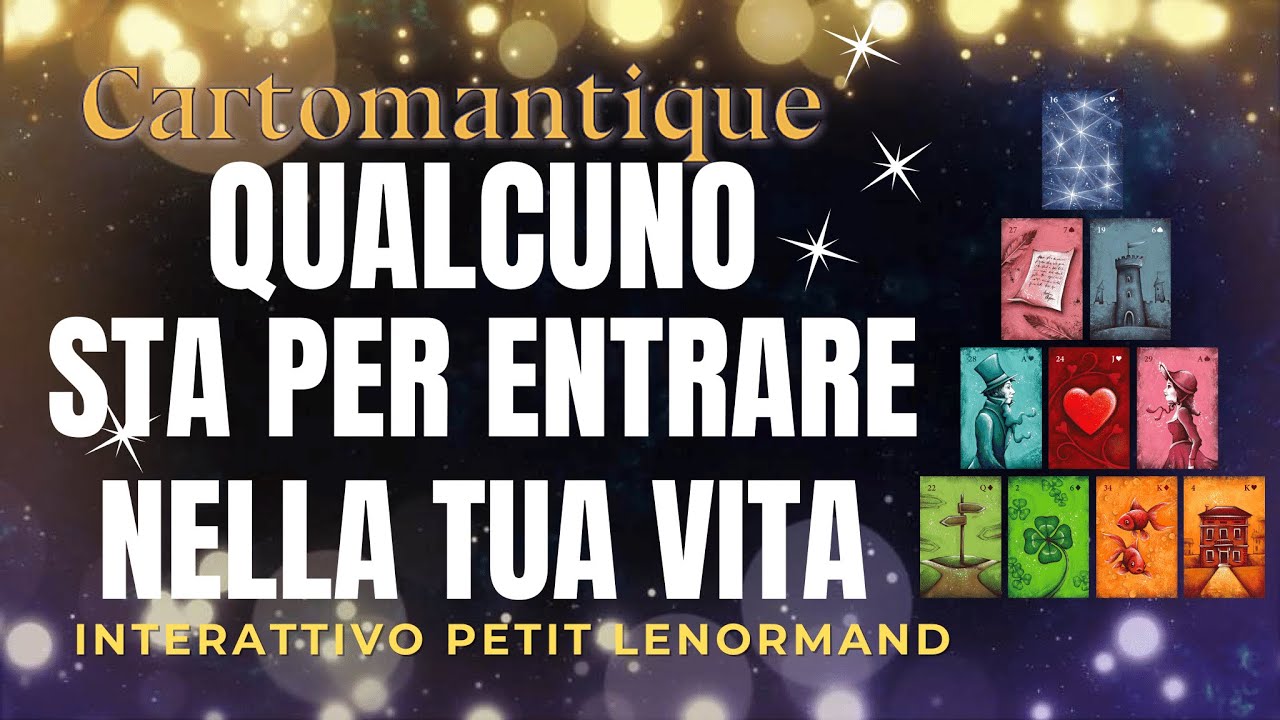 ❤️QUALCUNO STA PER ENTRARE NELLA TUA VITA ❤️ Interattivo Pyramide Petit Lenormand 🌟