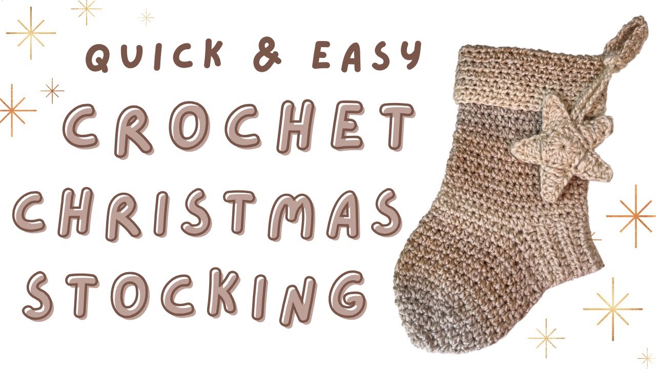 How to Crochet a Christmas Stocking | Lion Brand Homespun Yarn
