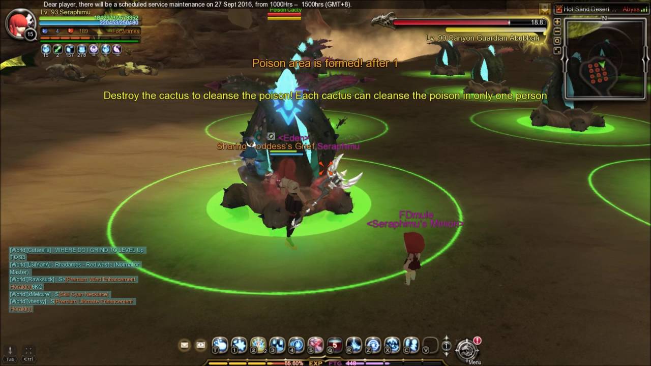 Dragon Nest SEA Level 93 Smasher (awakened) Hot Sands Desert Dragon Nest