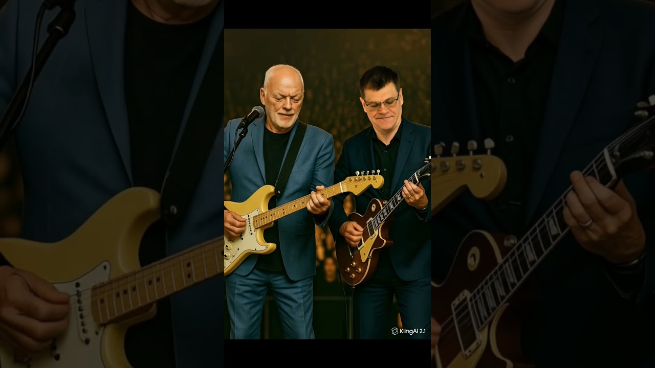 David Gilmour, gitarzysta, wokalista i wsp&oacute;łautor największych dzieł Pink Floyd. (AI) #pinkfloyd