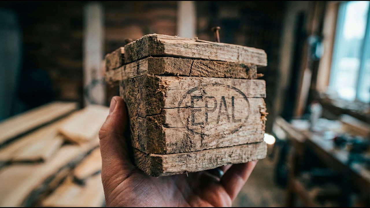 Сделал журнальный столик за $1599 из поддонов и эпоксидной смолы