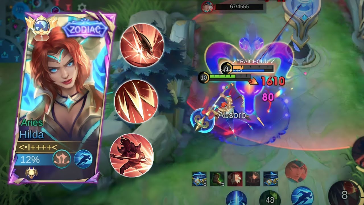 Exp Lane Hilda New Meta 🔥 Hilda Gameplay 2024 | Mobile Legends