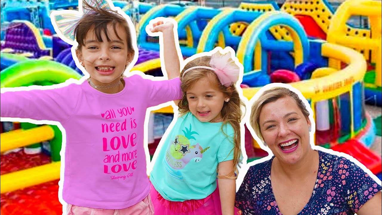 UM SUPER PARQUE DE INFLÁVEIS COM LAURINHA E HELENA ❤️ VLOG JÉSSICA GODAR