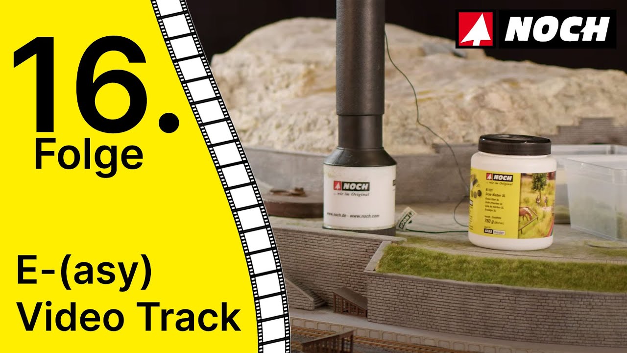 16. Folge | elektrostatische Begrasung| NOCH E-(asy)-Video-Track