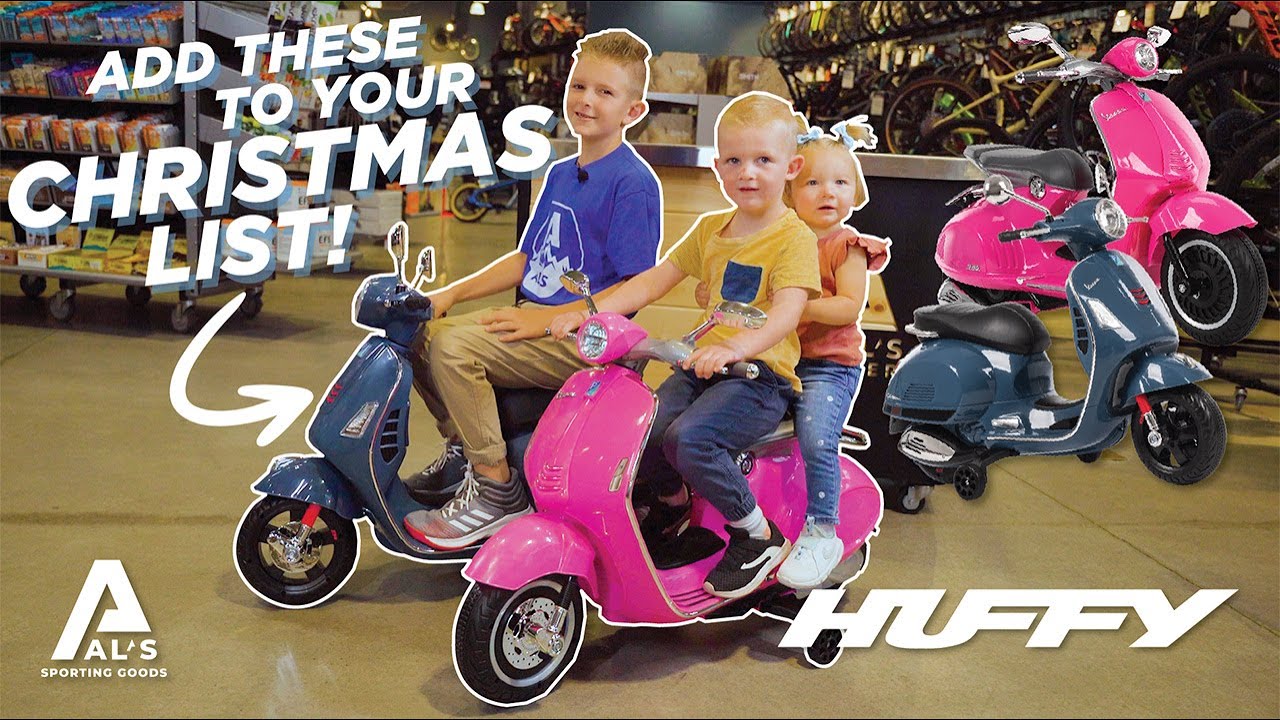 Huffy Vespa Ride-On Electric Scooters: A Must-Have Christmas Gift