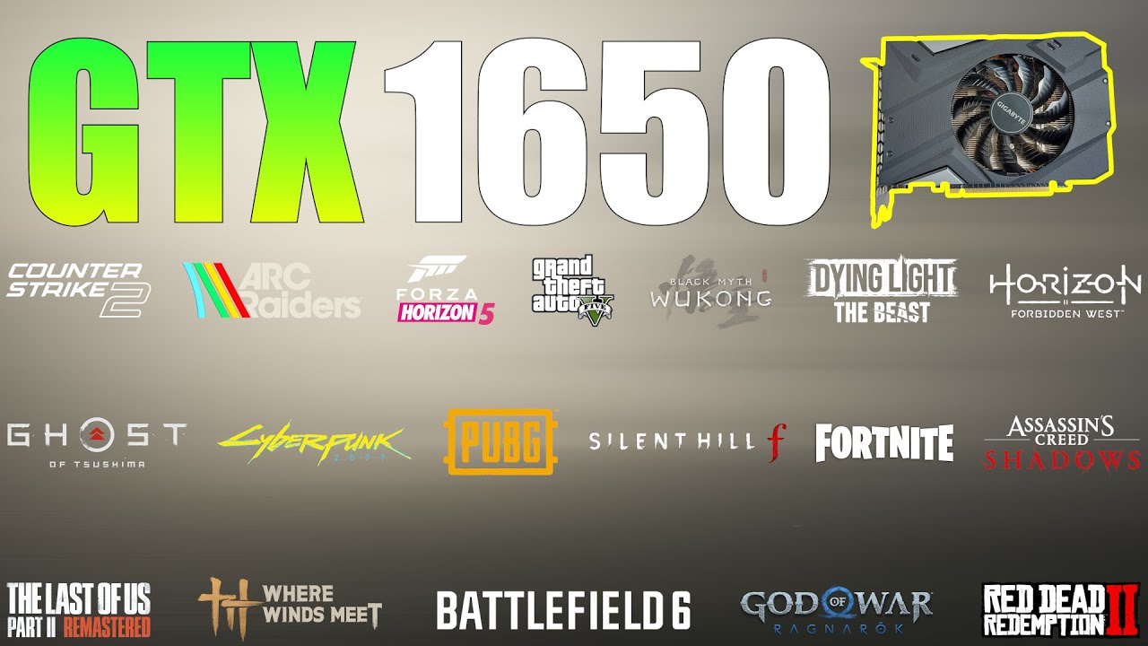 GTX 1650 | 26 Games Tested | Should you Buy it in late 2025?