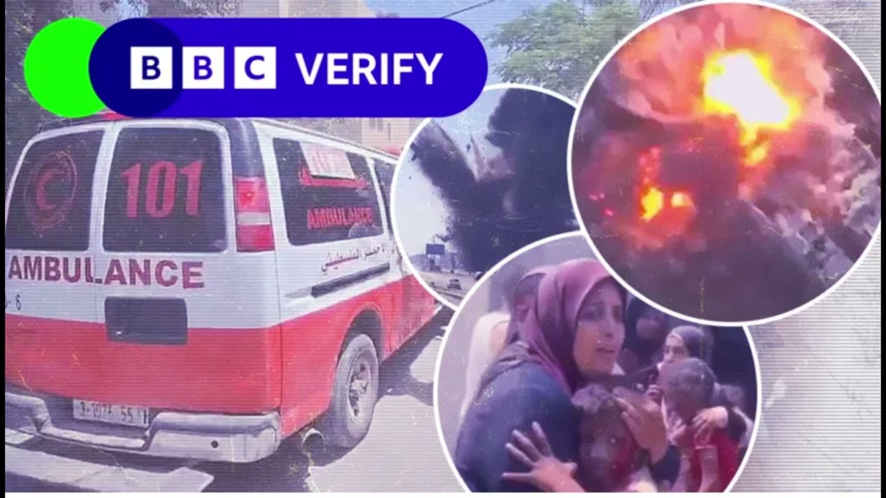 Almost 100 strikes hit Gaza 'humanitarian zone', BBC Verify analysis suggests