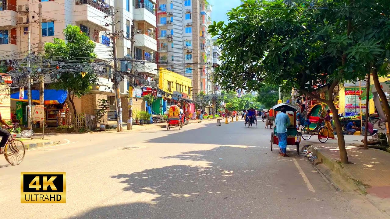 Uttara Sector-14 Road-16 4K walking Tour 2023 || Bangladesh Walking Tour || Dhaka, Bangladesh