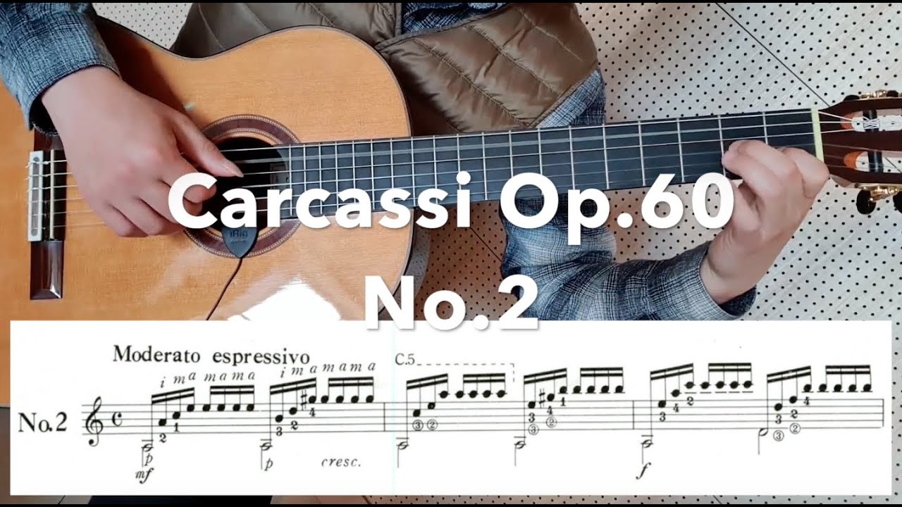 Carcassi Op.60 No.2 Moderato espressivo(카르카시 25 연습곡 제2번)
