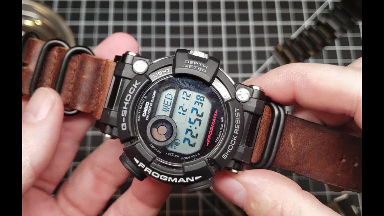 Как установить NATO, ZULU, Bracelet на Frogman GWF-D1000 Frogman с помощью адаптеров JaysAndKays
