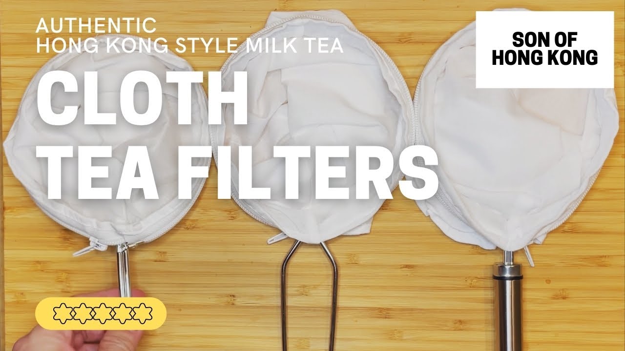 Authentic Cloth Tea Filters for Hong Kong Style Milk Tea