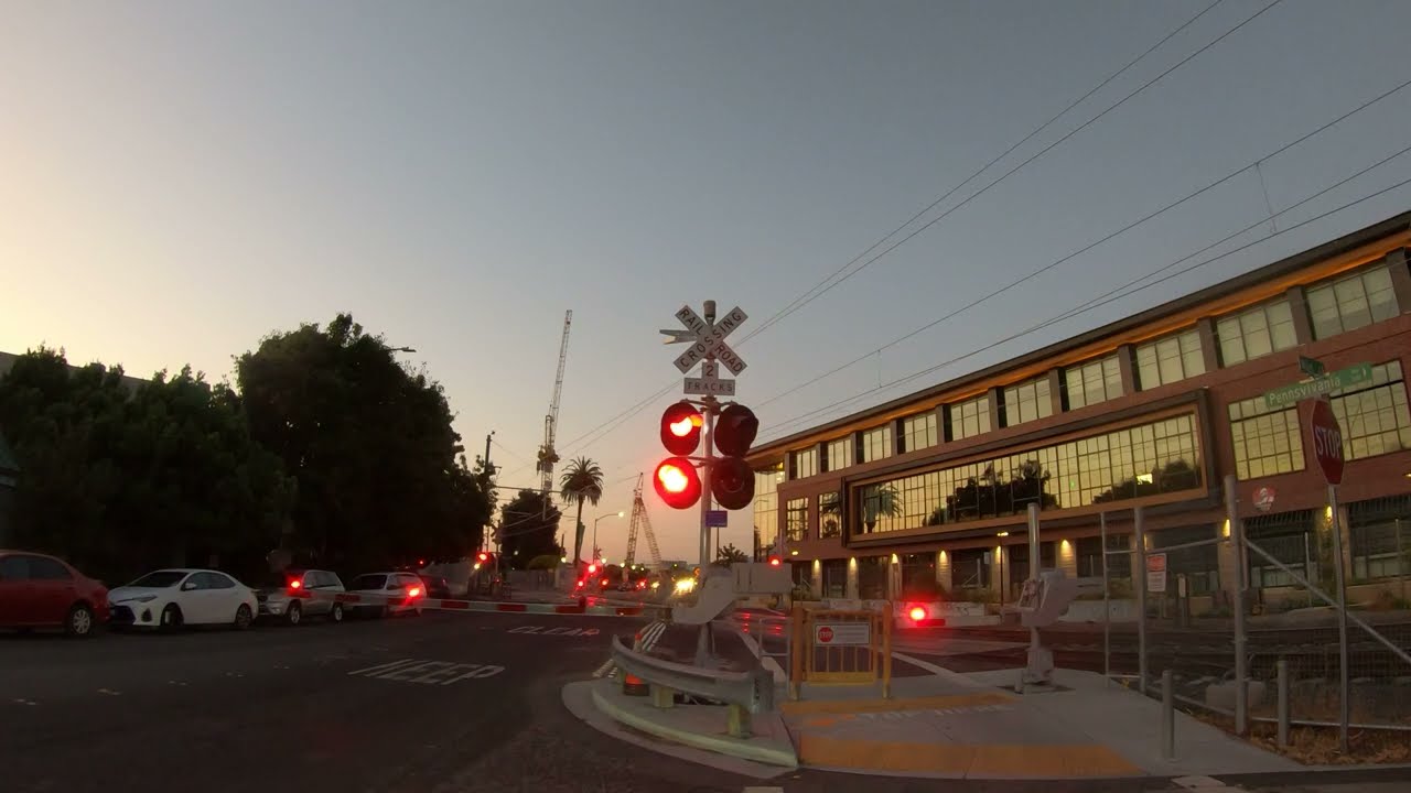 Main Street Railroad Crossing in Redwood City, CA