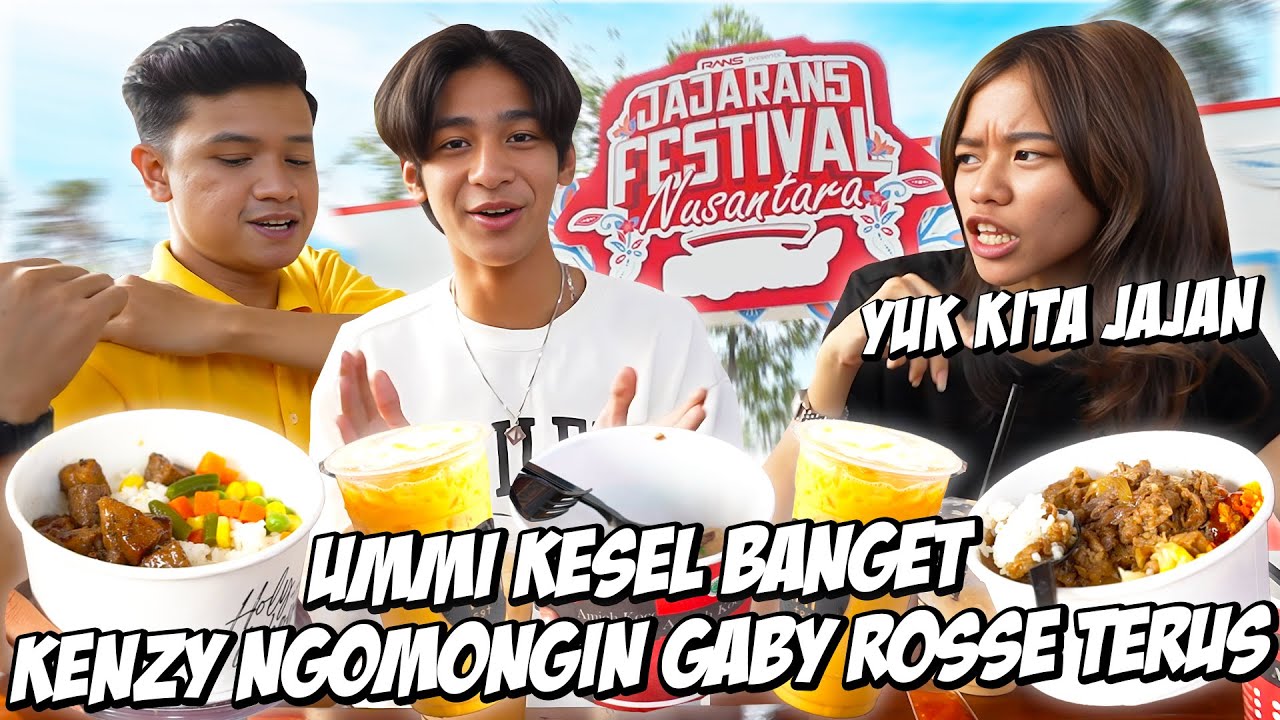 KENZY TRAKTIR UMMI QUARY MAKAN BARENG TAPI YANG DI INGAT GABY ROSSE