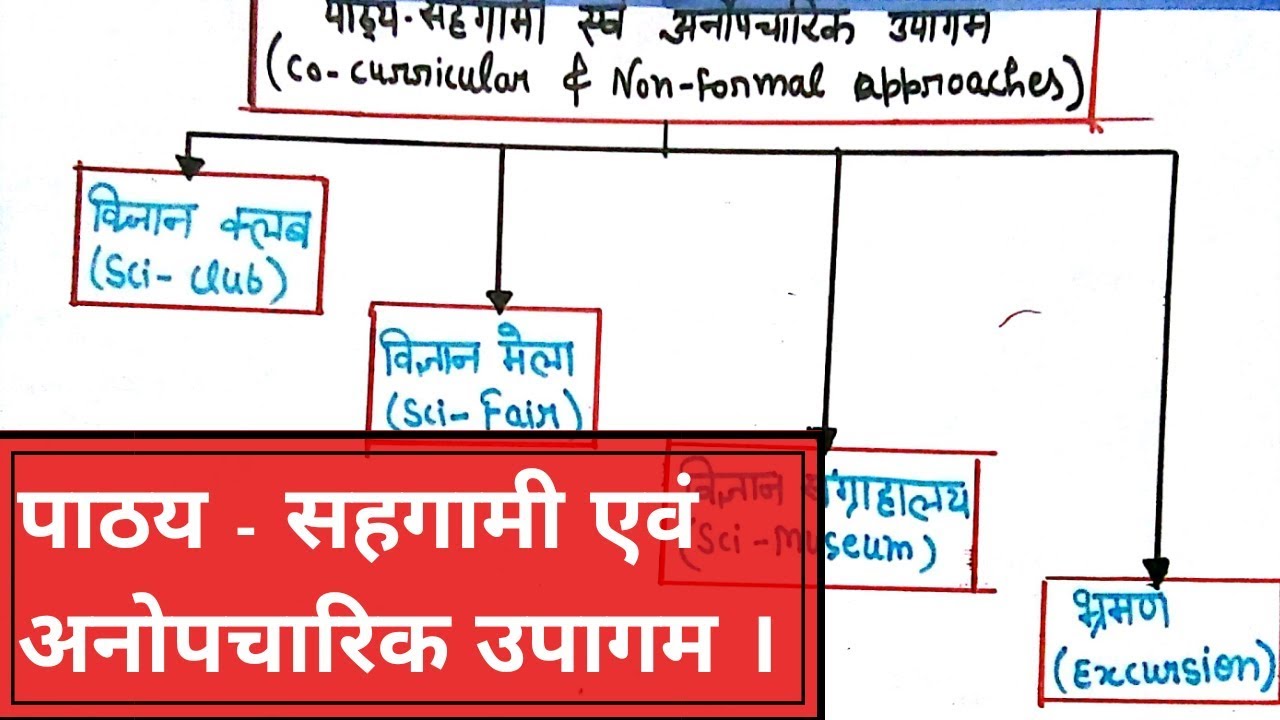 co-curricular and non-formal approaches B.Ed pedagogy of science (पाठय सहगामी तथा अनौपचारिक उपागम )