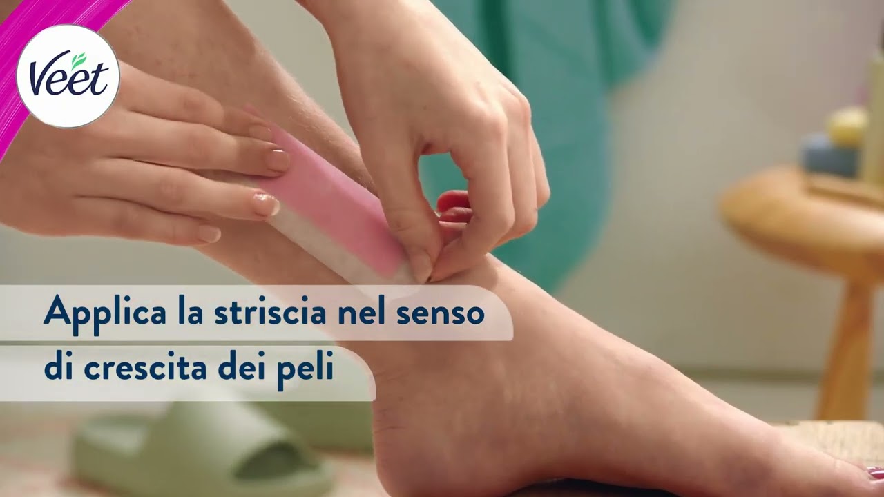 Veet - Depilazione braccia, gambe e aree difficili con le strisce depilatorie