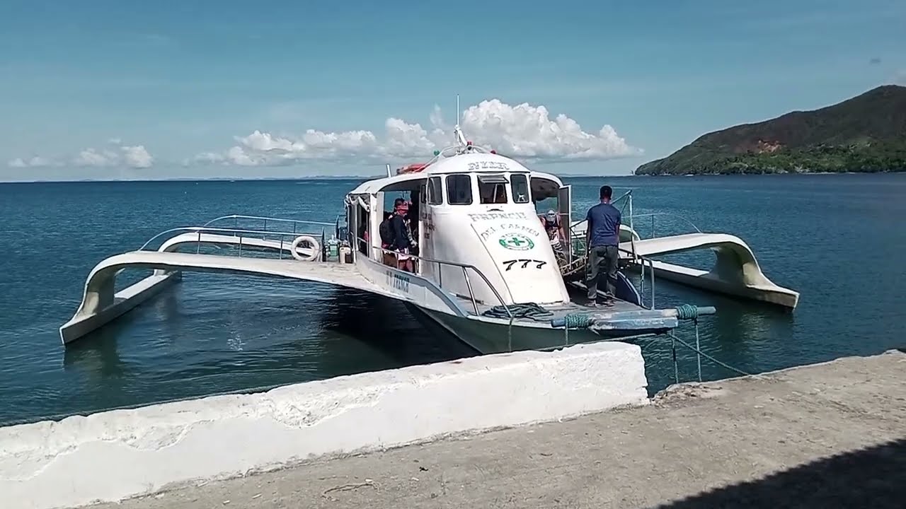 MV french 777 arrive at Cagdianao dinagat islands. from del carmen siargao.