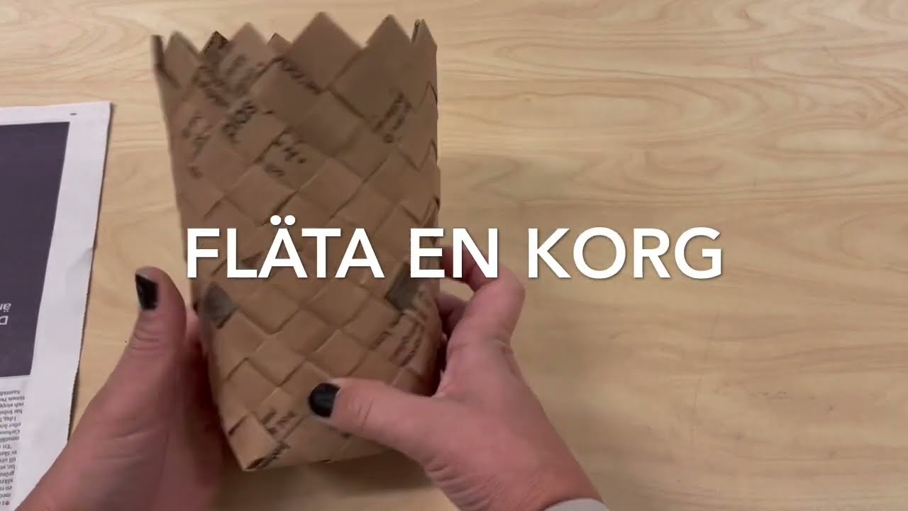 Fläta en korg