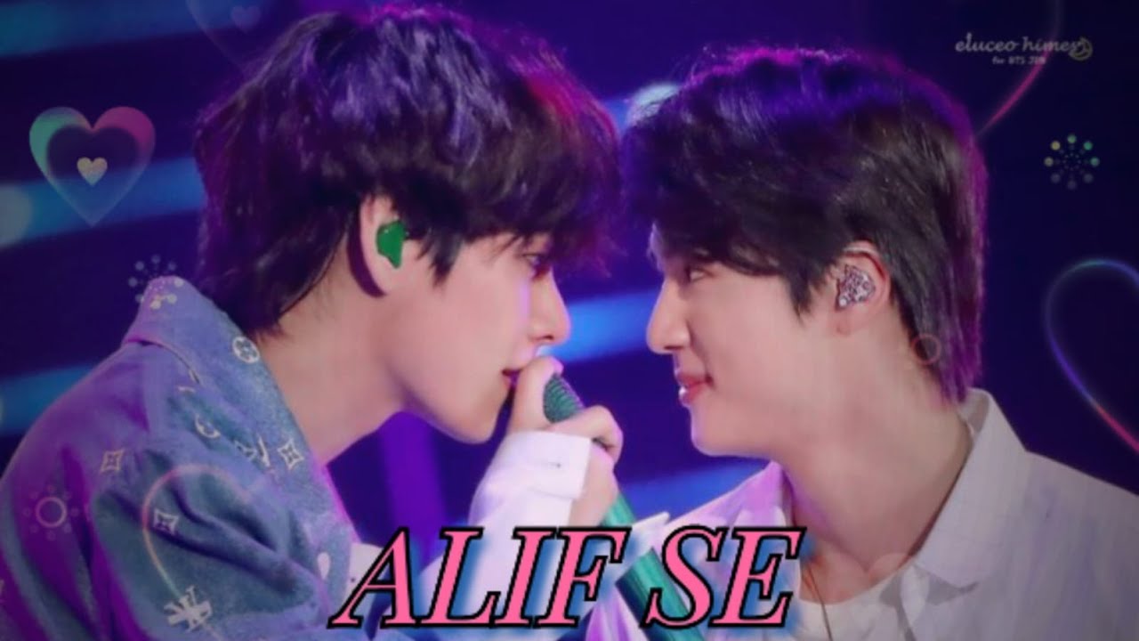 Alif Se - BTS Taejin Edit || Taejin Hindi FMV || BTS Bollywood Edit