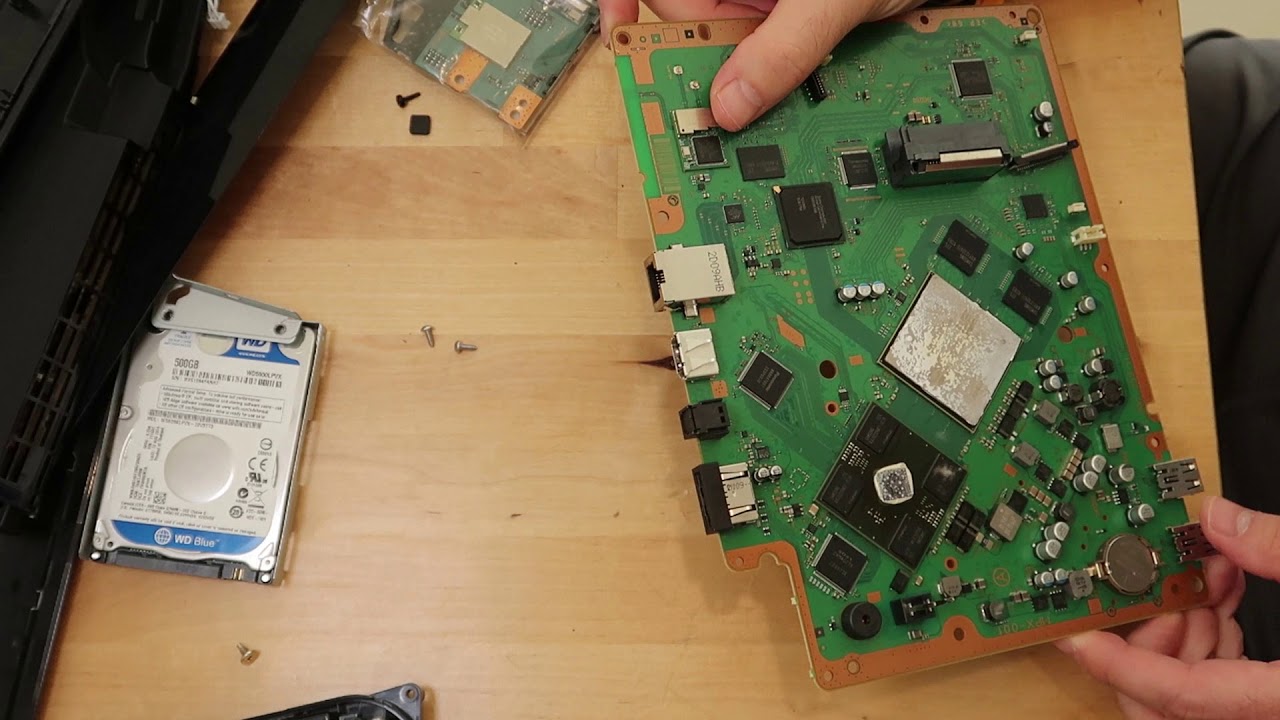 Sony PS3 Slim 60GB Error and Disassembling Wifi