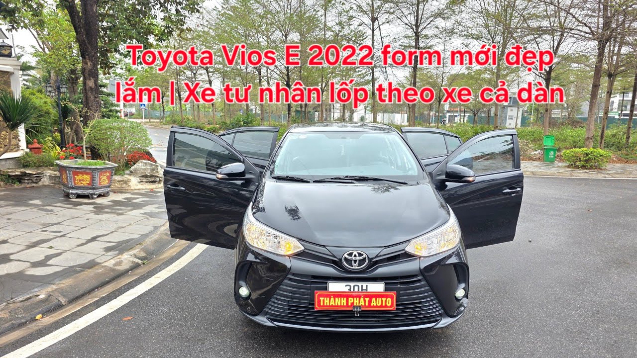 🇯🇵👨‍✈️ Toyota Vios E 2022 form mới đẹp lắm | Xe tư nhân chạy mấy vạn lốp theo xe cả dàn | 0913633466