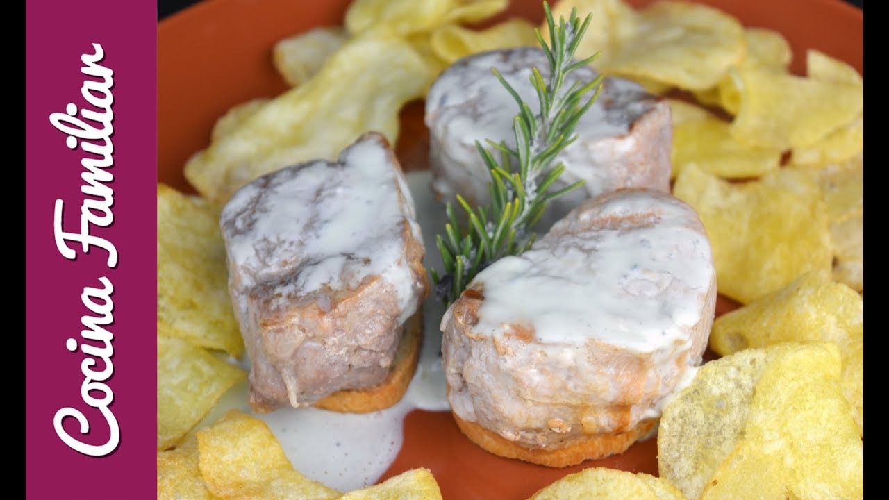 SOLOMILLO con salsa de QUESO azul | Recetas caseras de Javier Romero paso a paso