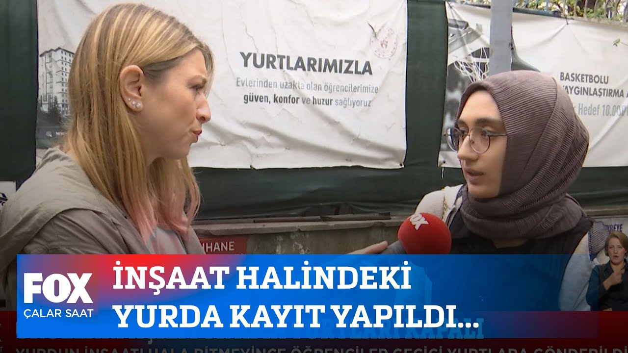 İnşaat halindeki yurda kayıt yapıldı... 2 Ekim 2023 İlker Karagöz ile Çalar Saat